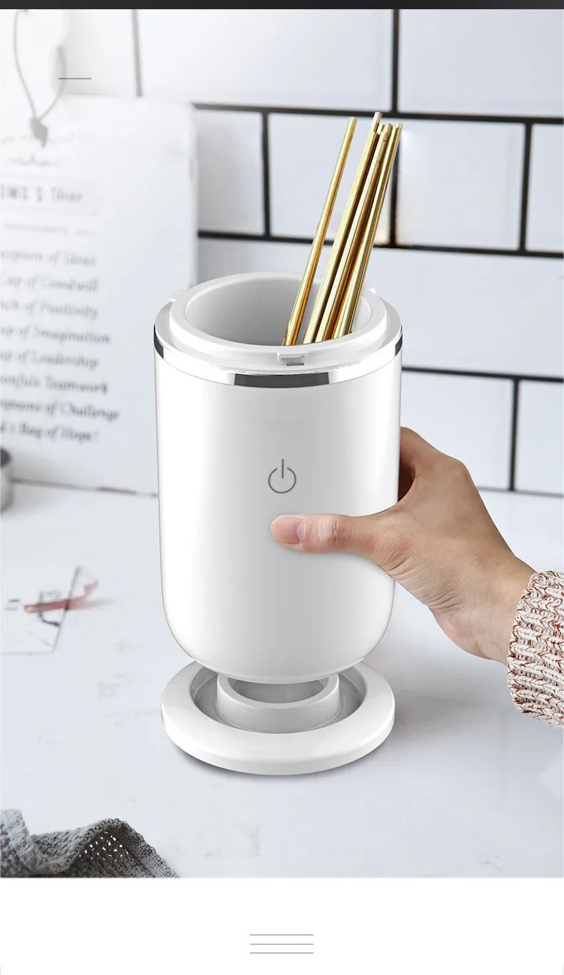 Electric Chopsticks Box Spoon Container Uv Light Disinfection Forks