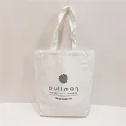 Wholesale white cotton silk printing canvas tote bag