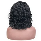 Brazilian Cuticle Aligned Raw Virgin Human Hair Latest Short Bob Wigs Lace Front 13x6 Curly Transparent Lace Wig Vendors