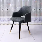 dining chair french round back brown black arm antique iron metal furniture made in vietnam high rattan from