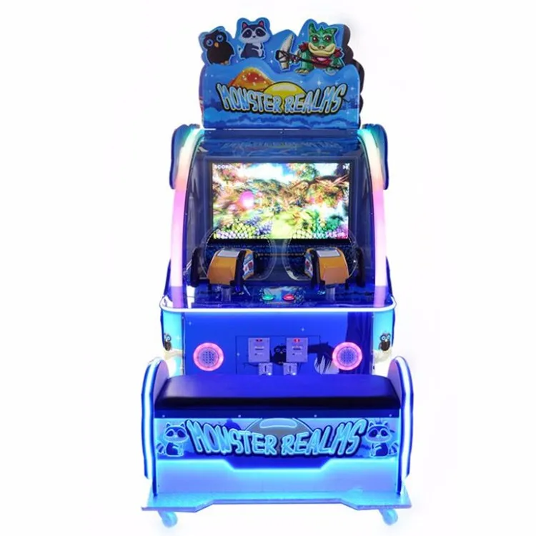 Threeplus Coin Operated Ball Shooting Game Machine Monster Realm for Sale