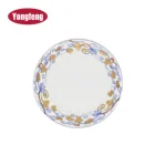 customized 8 inch bulk white ceramic dinner plates