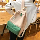 China School China Supplier Manufacturer Wholesale Colorful Lightweight Vintage Canvas Girl Backpack Women School Bag