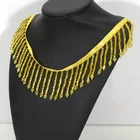 Multi-color Decorative Crystal Rhinestone Fringe Tassel Trim for Fashion Accessories Garments Design