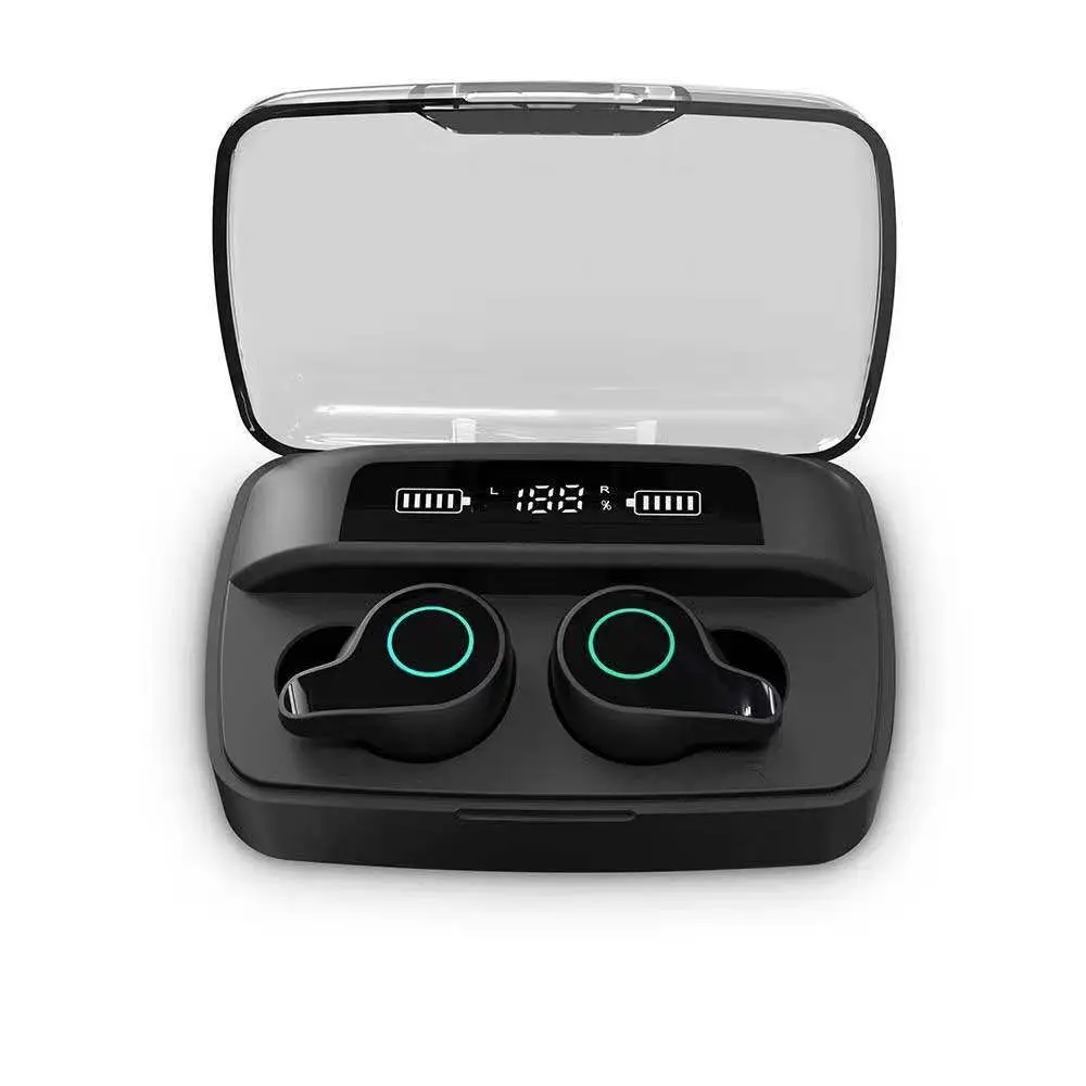 OEM&ODM Digital Power Display TWS Wireless Earphones RT15 Mini Stereo Earbuds Headphones With Charging Box - ANKUX.COM