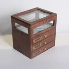 Wooden Gift Wood Box Storage Gift Real Wooden Jewelry Storage Divided Gift Boxes Small With Lid