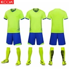 KCOA Wholesale Custom Sublimation Football Training Uniform Cheap Blank Soccer Uniforms