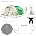 Ultralight Camping Tent Geertop Ultralight Custom Logo Easy To Install Outdoor Beach Camping Tent For 4 Peasons Family