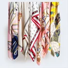 Plain High Quality Luxury 100% Pure Silk 12mm Customized Print Design Chinese Scarf For Women