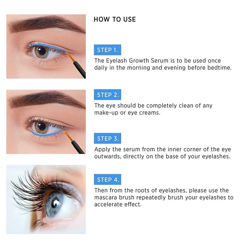 private label good quality hot sale eyebrow growth serum