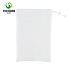 custom logo draw string net mesh clothing washing bags for clothes