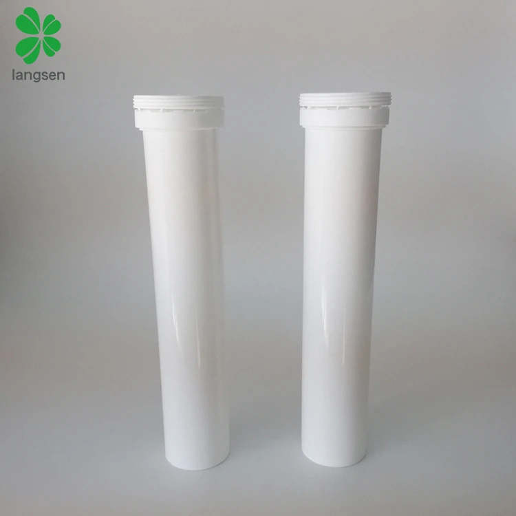 80g / 80 gram plastic vitamin effervescent tablets packaging tube