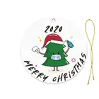 2020 Quarantine Christmas Ornament For Family DIY Gift Tree Hanging Decoration Personalized Outdoor Christmas Decorations