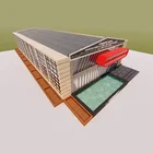 Prefabricated steel structure multi-storey office buildings/ hotel/ car showroom