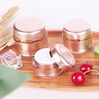 High End Acrylic Jar Cream Plastic Vial Containers Cosmetic Packaging Round Shape Plastic Jar 20g 30g 40g