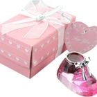 Crystal baby mini shoes Crystal Souvenir Gift For Gilr Crystal Birthday Gift Clear color And Pink Color Shoes For Glass