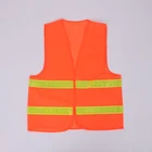 Custom Orange Logo Reflective Vest Safety China Reflective Vest Manufacturing