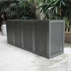 Planter Flower Pot Custom Made Perforated Steel Metal Planter Box Flower Pot
