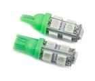 UNJOYLIOD LED 12V T10 9SMD 1W 5050 9 SMD 192 168 194 W5W white/blue/red/green/yellow/pink LED Side Light Wedge Bulb Lamp