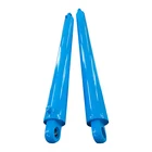 custom single acting double telescopic long hydraulic cylinder ram for scissor lift tipper trailer