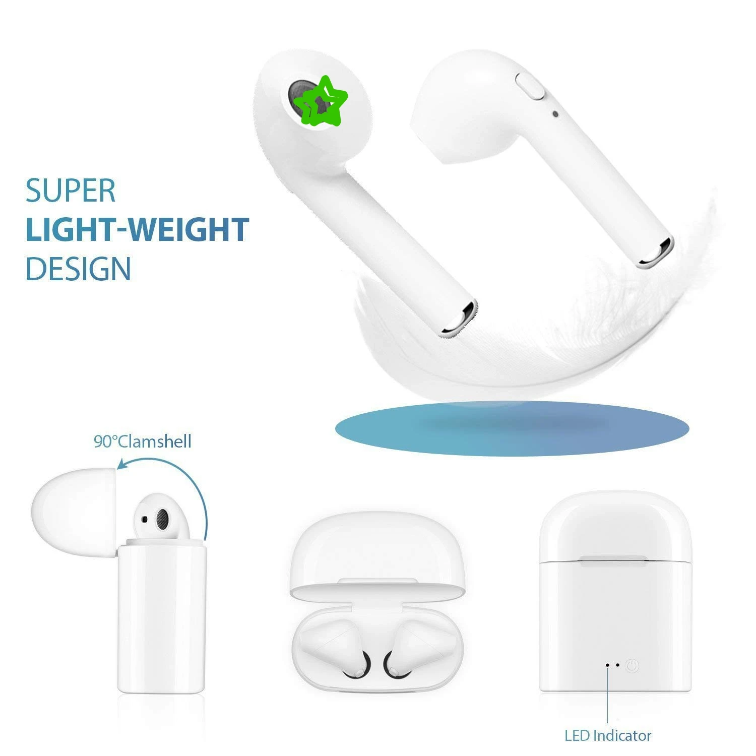 best selling products 2019 in usa earbuds wireless earphone & headphone i7s tws i8 tws i9 tws - ANKUX.COM