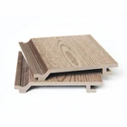 Cheap Exterior WPC 3D Panel Wall Panel cladding Building board 156mm*21mm
