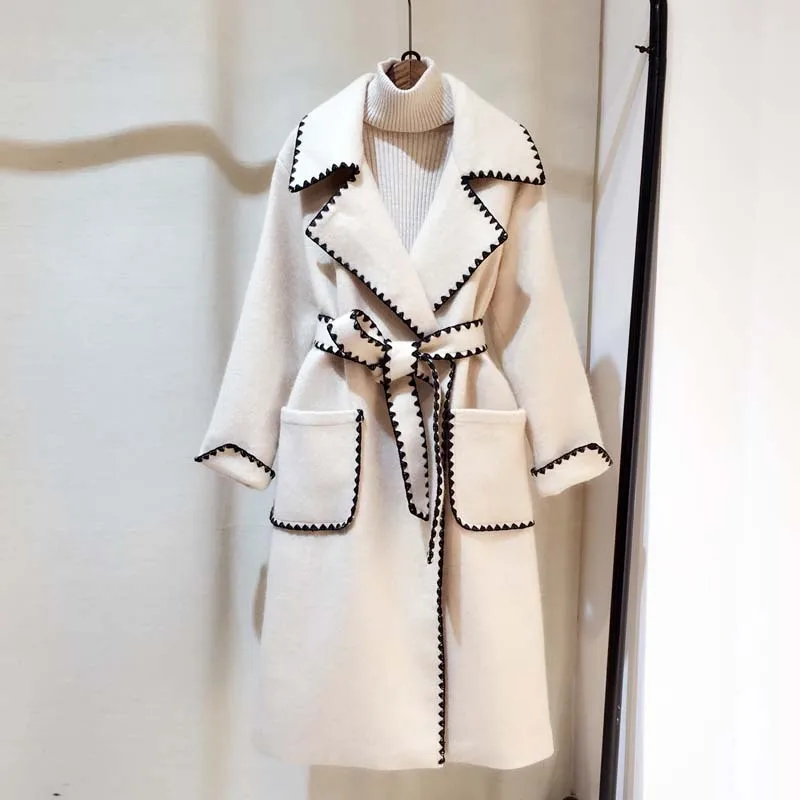 abrigos blancos para dama