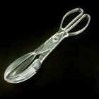 Plastic Food Tong Anti-slip Salad Fruit Grip Cake Bread Serving Clamps Tongs