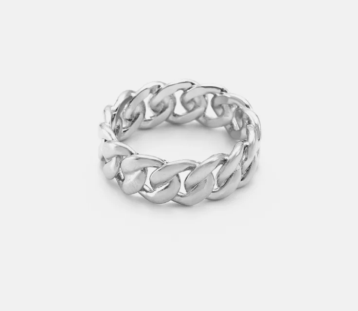 Wholesale New Design Pure Copper Hip Hop Ring Bronze Metal Star-Shaped O Ring with Inlay Setting Plating Craft Eternity Parties