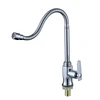 YOROOW saniary ware fittings zinc body kitchen faucets with sprayer deck mounted single hole flexible zinc handle kitchen faucet