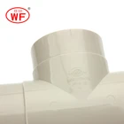 Welding Reducer PPH Water Pipe Fittings Butt Welding Reducer Tee Connector For Garden Irrigation
