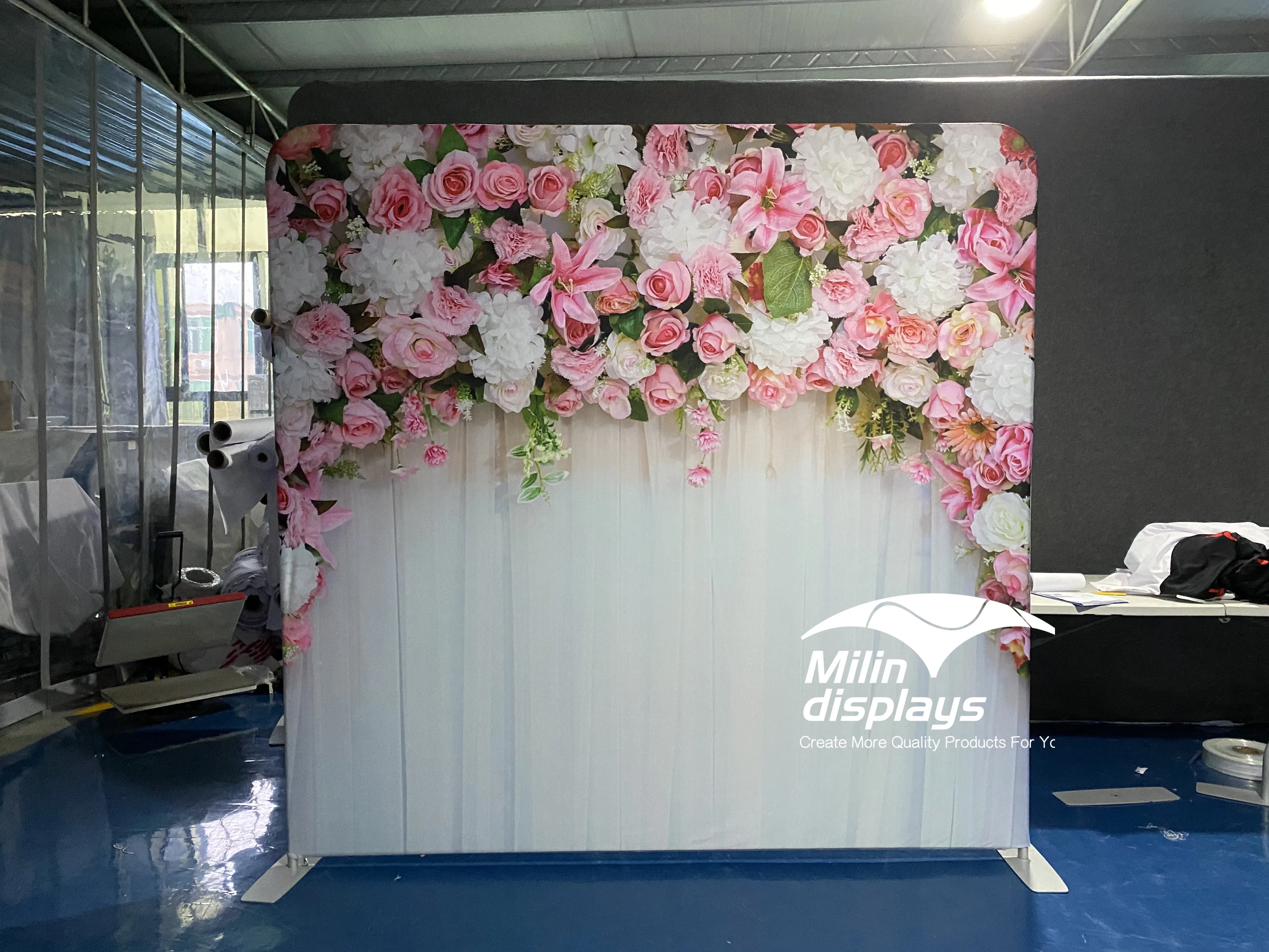 Double Sided Custom Printed Tension Fabric Photo Booth Backdrop