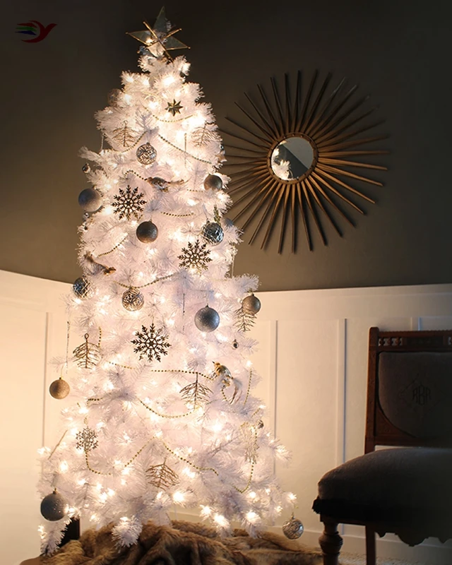 8m christmas tree decorations with led lights and balls