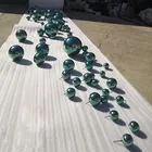 Modern Abstract Art Metal Stainless Steel obblestone Egg Sculpture Crafts for Indoor or Outdoor