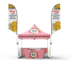 Durable Hexagon Customized Gazebo Beach Tents Large Advertising Pop Up 3x3 Canopy Tent For Events