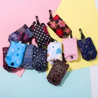 190d foldable polyester small nylon drawstring bag, waterproof nylon drawstring pouch