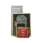 Amazon hot sale changeable wood frame felt letterboard with letters