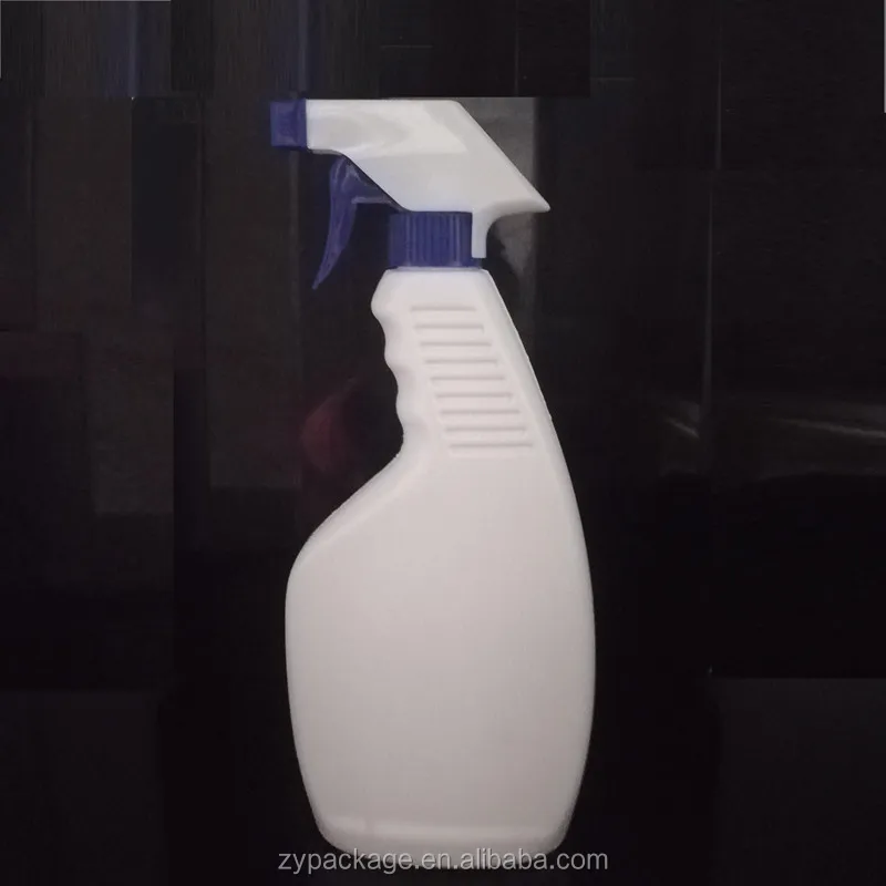 Refillable 1000 Ml Empty White Hdpe Plastic Spray Bottle With Trigger