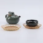 Table Decoration Table Decoration Handmade Rattan Woven Wooden Bamboo Coaster