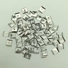 8.9 * 7.5mm Square shaped with hole in the middle metal dome,Metal Keypad Button,tactile dome switch