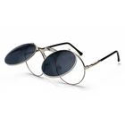 2019 New Style Oem Korean Style Custom Made Logo Sun Glasses Flip Cover Sunglasses