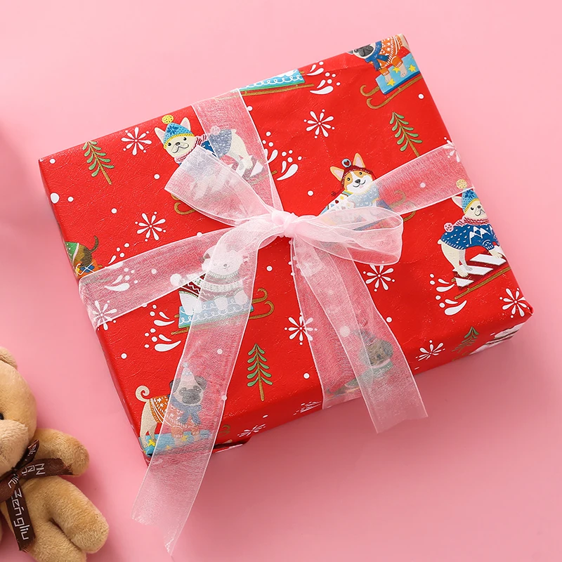 80gsm coated paper for gift wrap cmyk printing and packaging