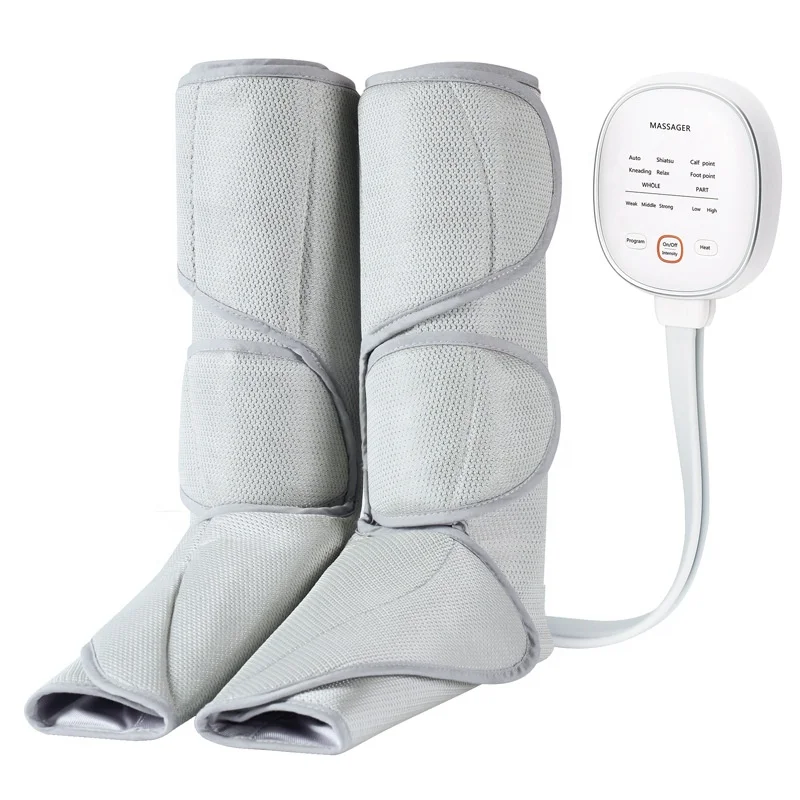 Воздушный компрессионный ножной массажер для ног и икры Электрический ножной кровеносный циркулятор
