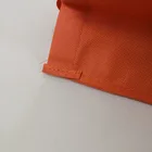 Orange Reusable Cheap Orange Polypropylene Non Woven Fabric Shopping Tote Bag With Logo