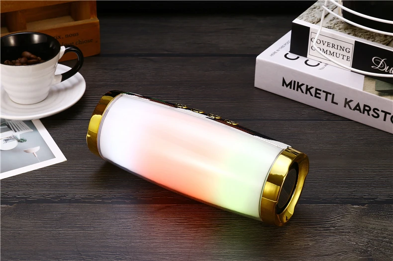 E11 2.0 1200MA 10w hand free call 7inch custom mini portable blue tooth with colors led light tws wireless speakers - ANKUX.COM