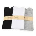 Custom Sustainable One Size Fits All 100% Long Cotton Sock For Feet