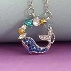 Pendant Animal New High Quality Whale Crystal Cute Pendant Animal Necklace Kids Favorite Gift