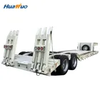 2/3/4 Axle 50/60/70Tons Heavy Duty Truck Semi Loader Wood Floor Truck Trailer