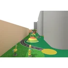 Outdoor A Slide COWBOY Preschool Combination Playground Kids Outdoor Playground Play Toys