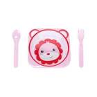 BPA free melamine bowl kid bowl set spoon fork kids dinner set